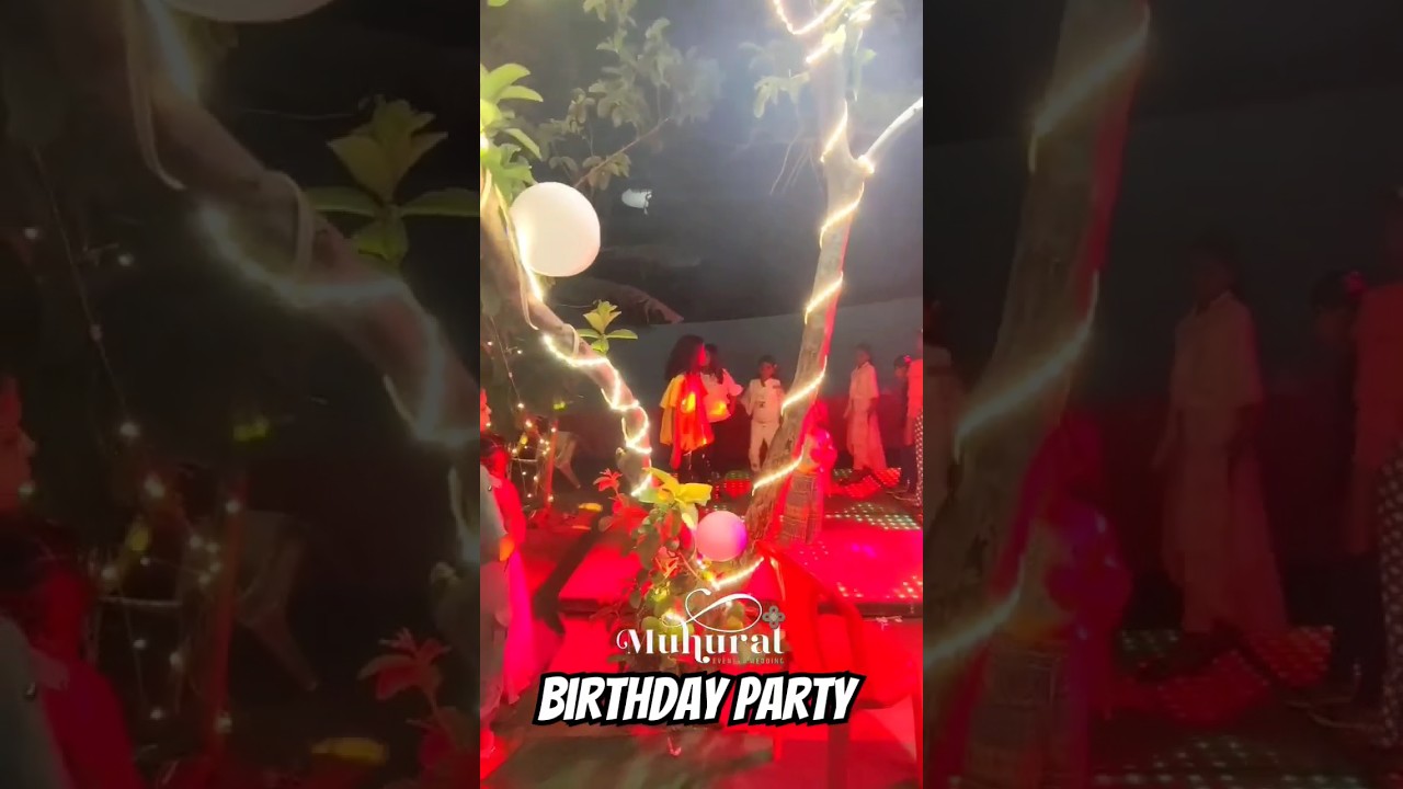 Birthday Party Decoration 🎉 Baby Boy Birthday | Muhurat Wedding & Entertainment ❤️ #viral #shorts