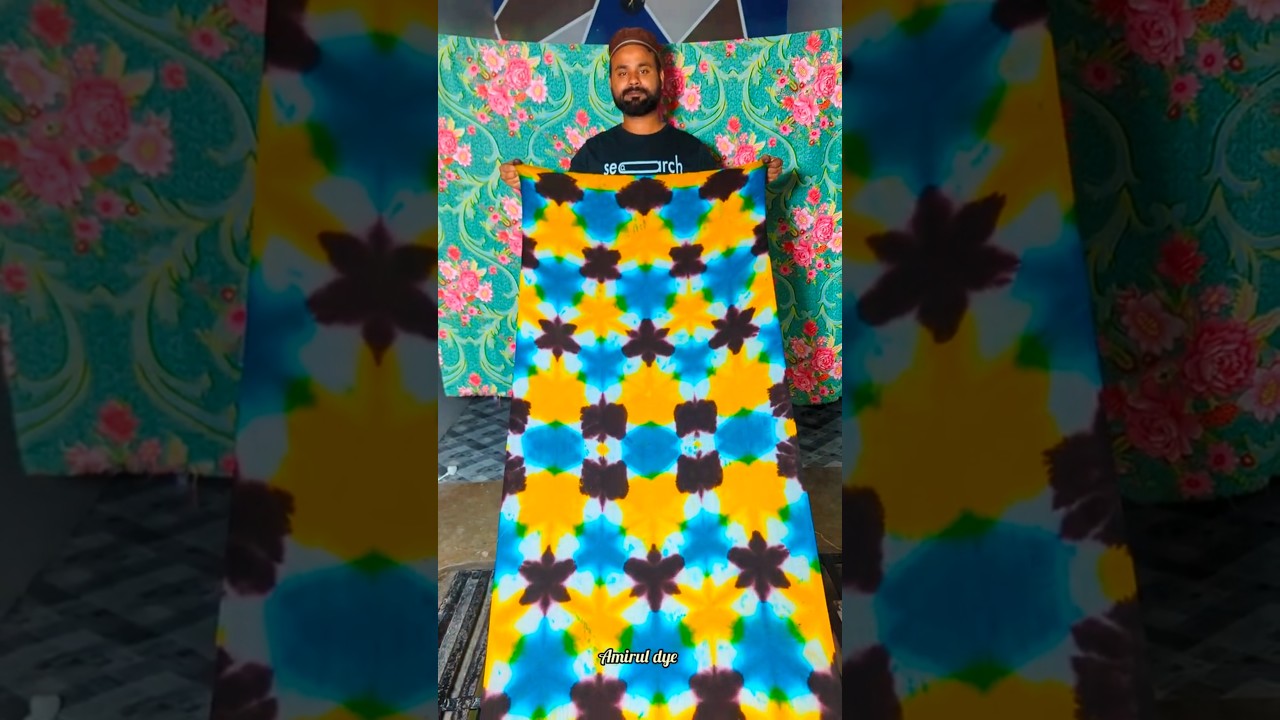 supar easy color print | #tiedye #textilecraft #skein #cottonyarn #digitalpattern #fabricart
