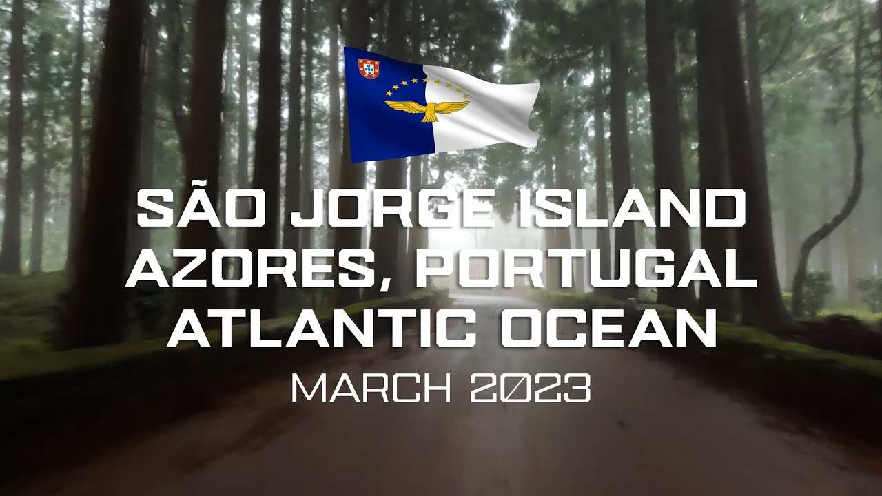 Driving in Azores, Portugal: São Jorge Island | 4k