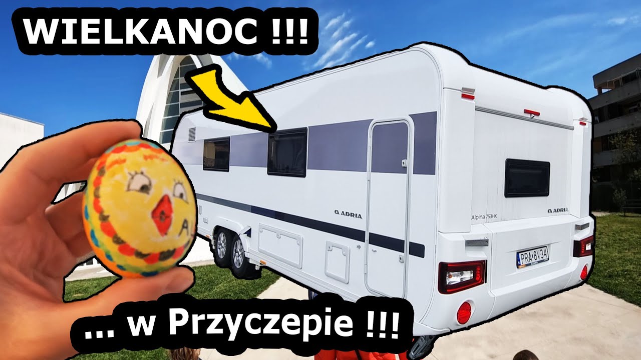 Pisanki w Przyczepie Kempingowej !!! - Jak Wyglądają nasze Święta Wielkanocne w Rzymie? (Vlog 667)