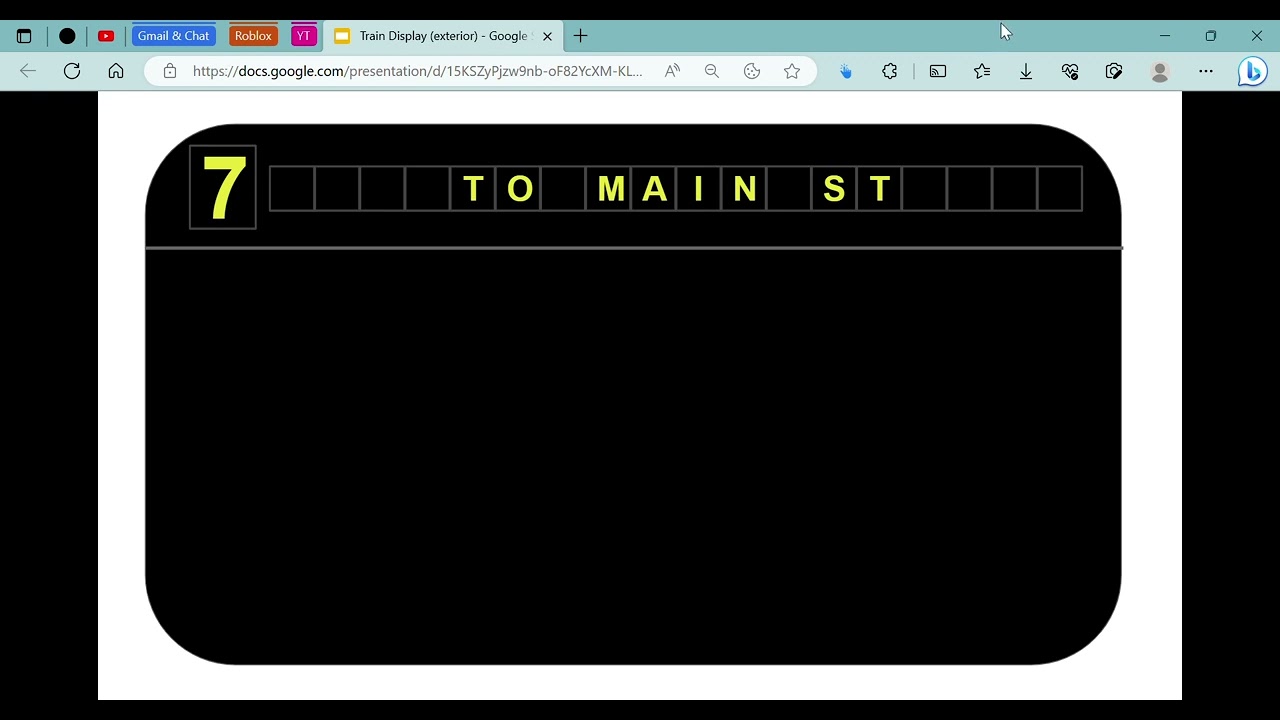 (Transit) 7 train display / made by @techadka78 - slides in pinned comment