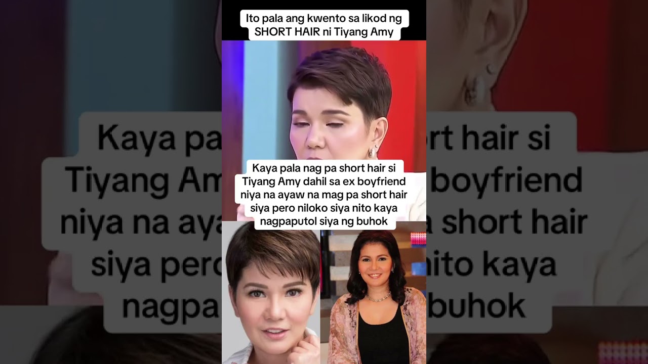 KAYA PALA SHORT HAIR SI AMY PEREZ 💕 #amyperez #viral
