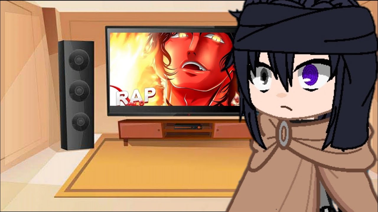 Time 7 + Shinobis reagindo ao rap do Shiva