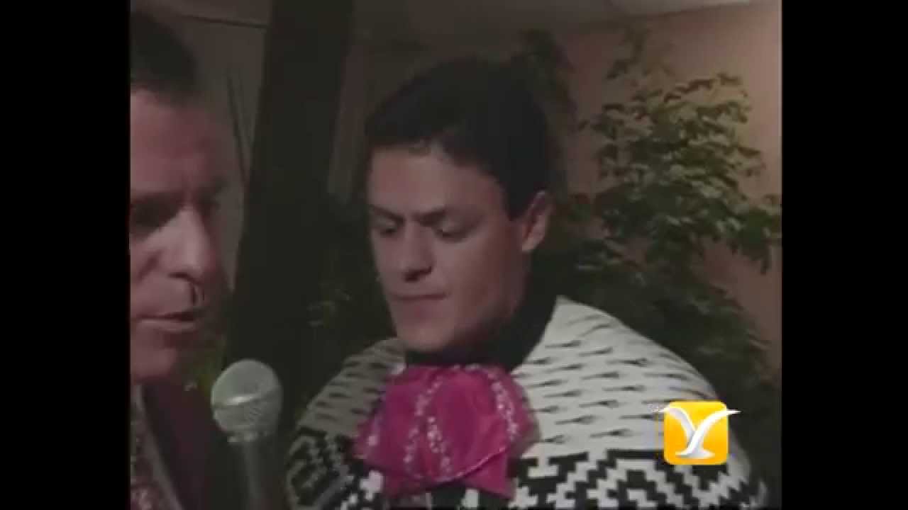 Festival de Viña 1998, Backstage Paolo Meneguzzi, Oscar Gangas, Claudia Cisneros, Pedro Fernández