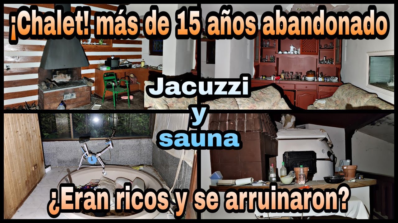 ¿Se Arruinó La Familia De Este Hermoso Chalet Abandonado? ¡Con Sauna y Jacuzzi! // AnitaNext