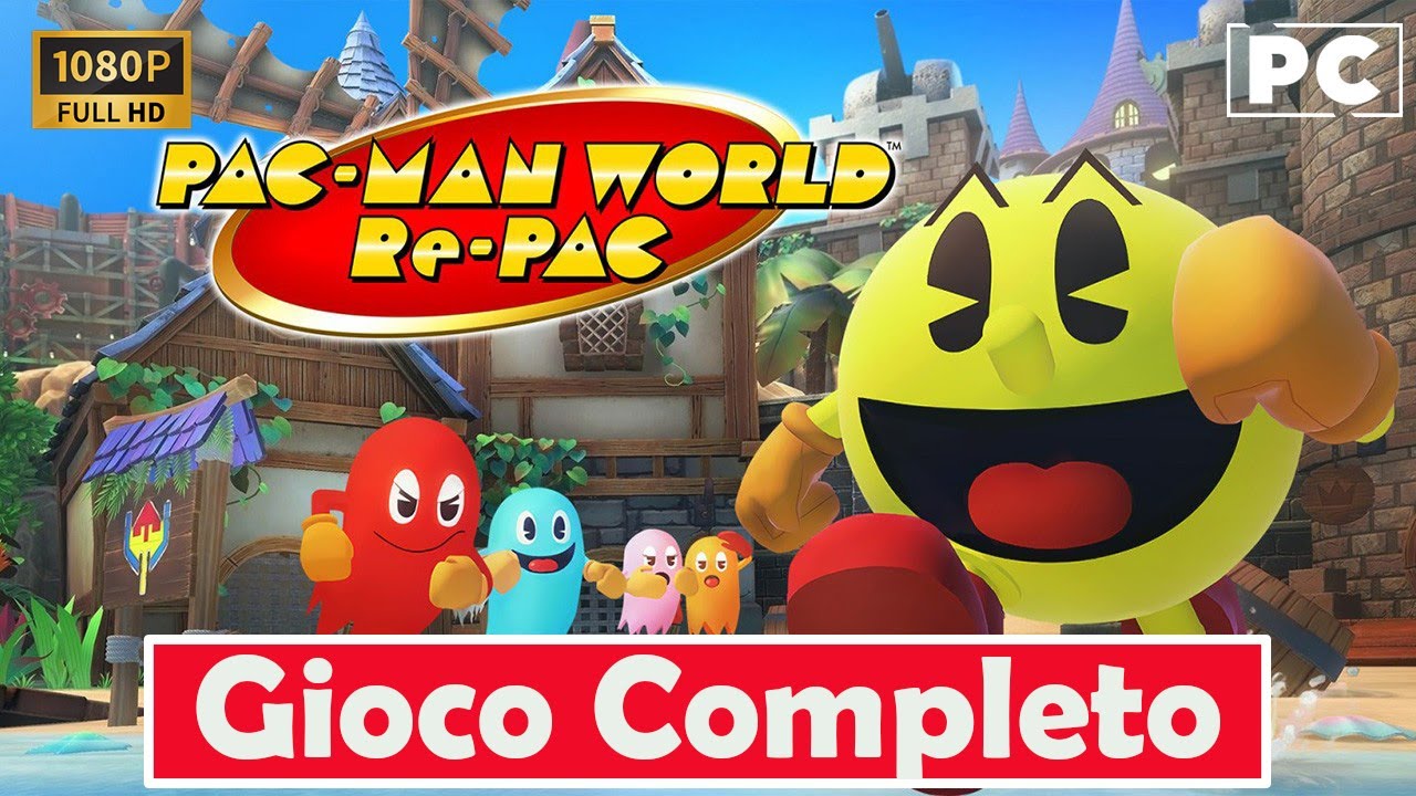 Pac-Man World Re-Pac Gameplay walkthrough Gioco Completo ITA (PC) - No Commentary