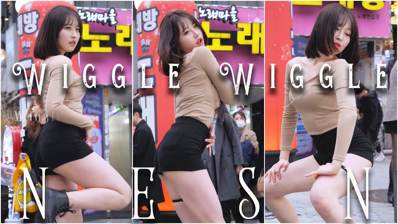 200215 댄스팀 너의소녀 NESN 유아 'Wiggle Wiggle 위글위글' @홍대 버스킹 4K 60P 직캠