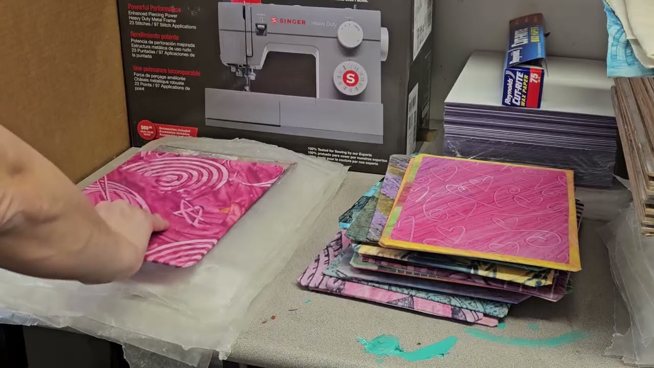 Unveiling the PRESSED BOOK COVERS 🤩 *Paste Paper Coptic Bound Sketchbooks*