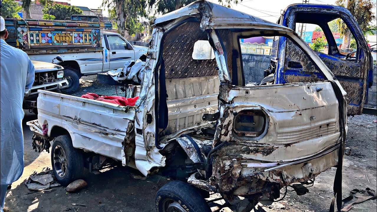 Accident Suzuki Ravi PickUp Restoration ||Amazing Repair Of Destroyed Car ||