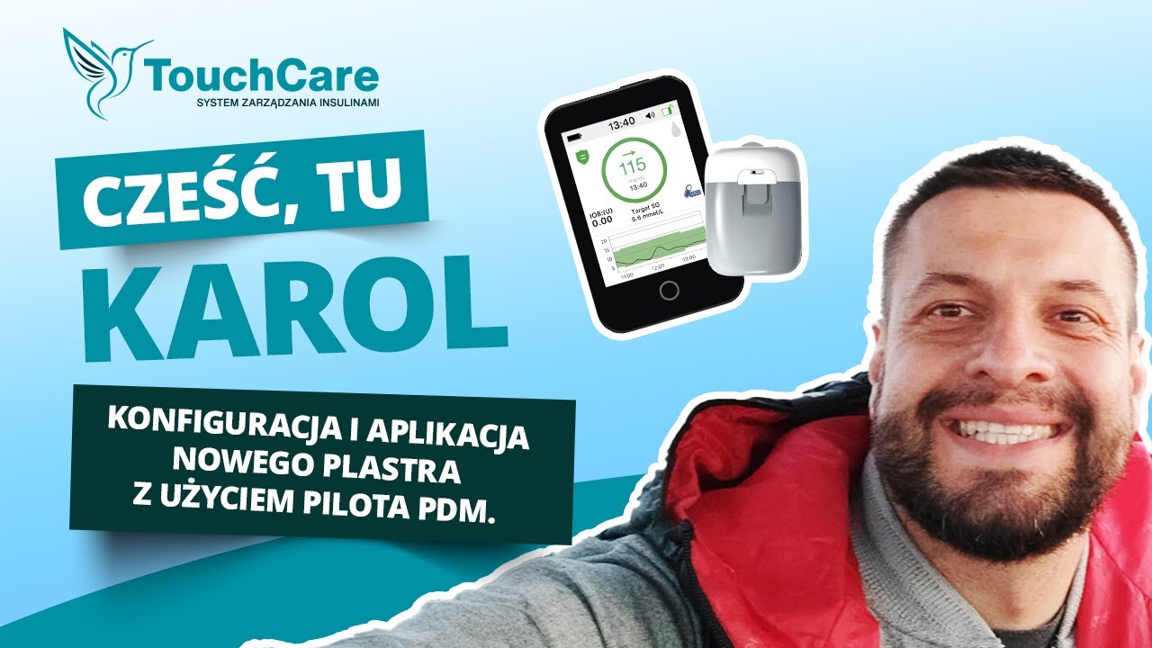 Odcinek 4 - Pompa Touchcare - Konfiguracja i aplikacja nowego plastra przy użyciu pilota PDM