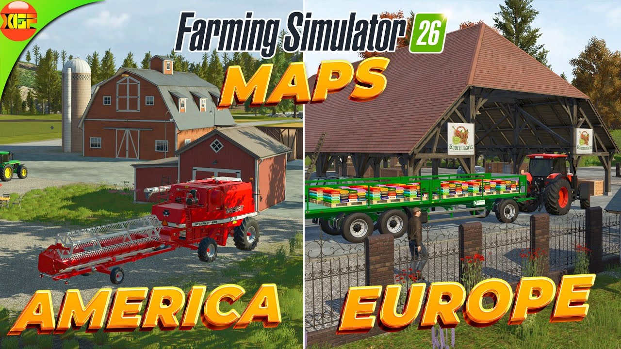 Farming Simulator 26 Mobile: ОБЕ КАРТЫ ПРЕДСТАВЛЕНЫ! (Первый взгляд)