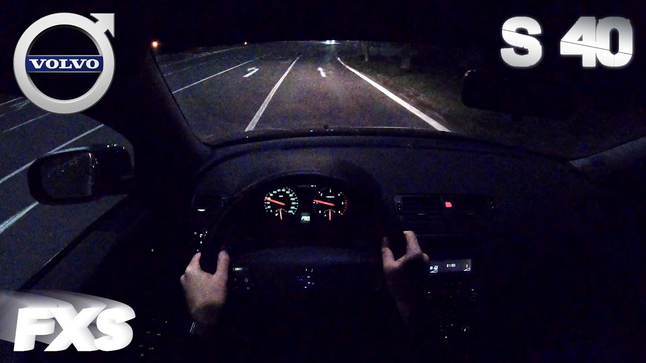 Volvo S40 (2008) - 4K POV Night Test Drive