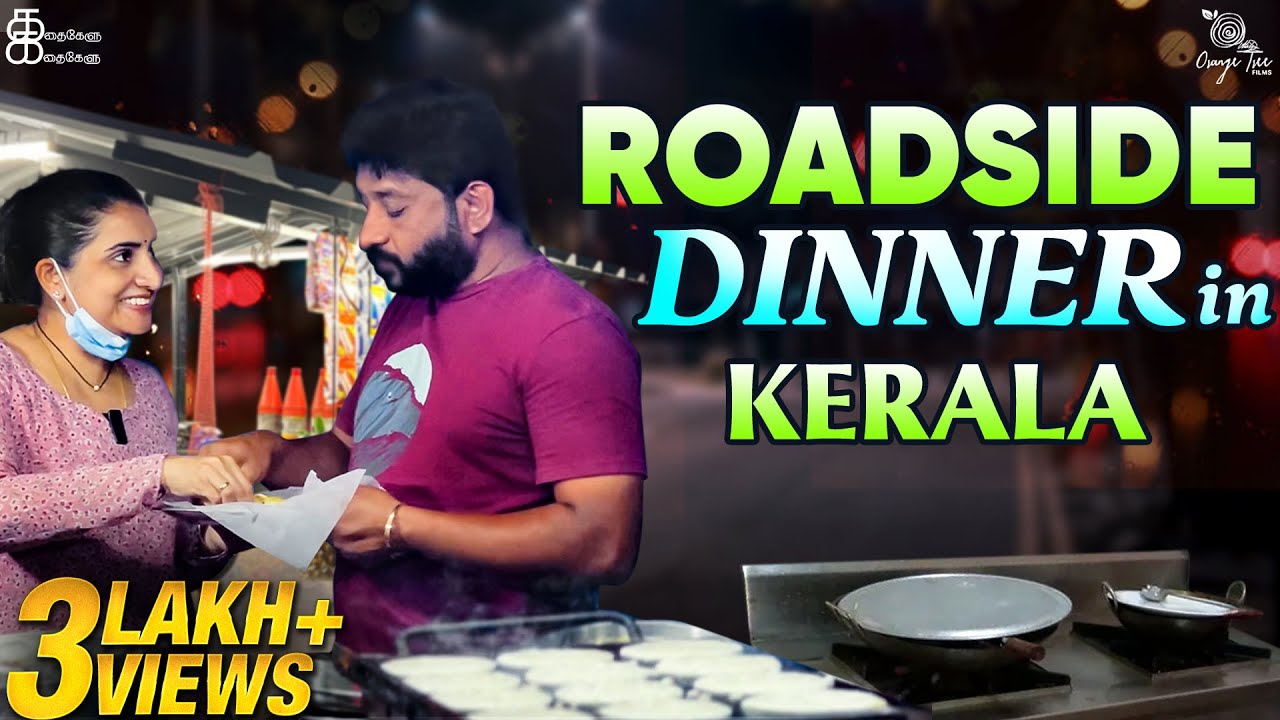 Happy Night with Husband | Street Food in Kerala | Chicken fry on road | Vlog | Kathakelu