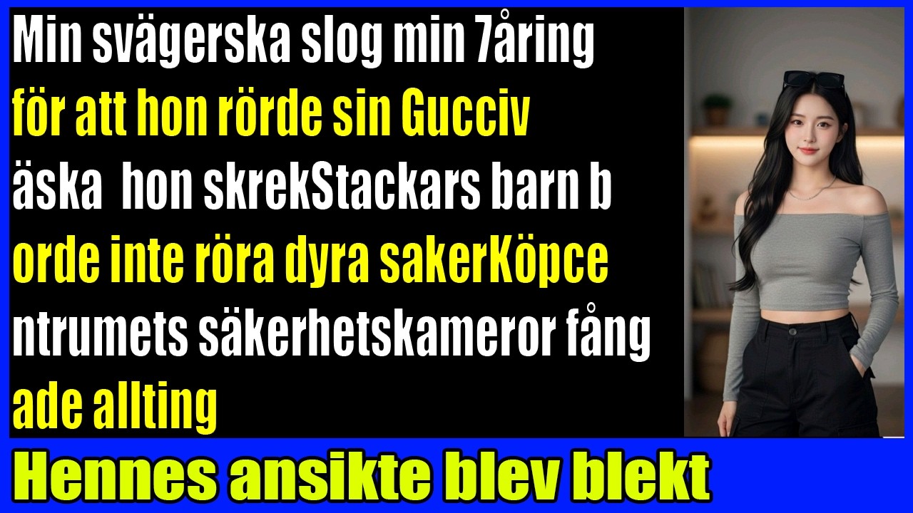 Min sv&auml;gerska slog min dotter &ouml;ver en handv&auml;ska sedan avsl&ouml;jade CCTV allt