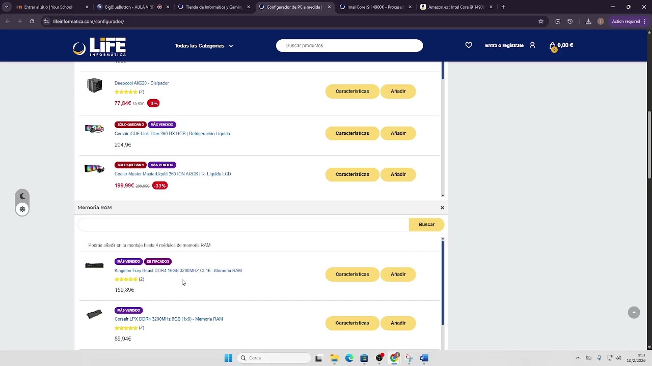 El Configurador de PCS del Life Informatica
