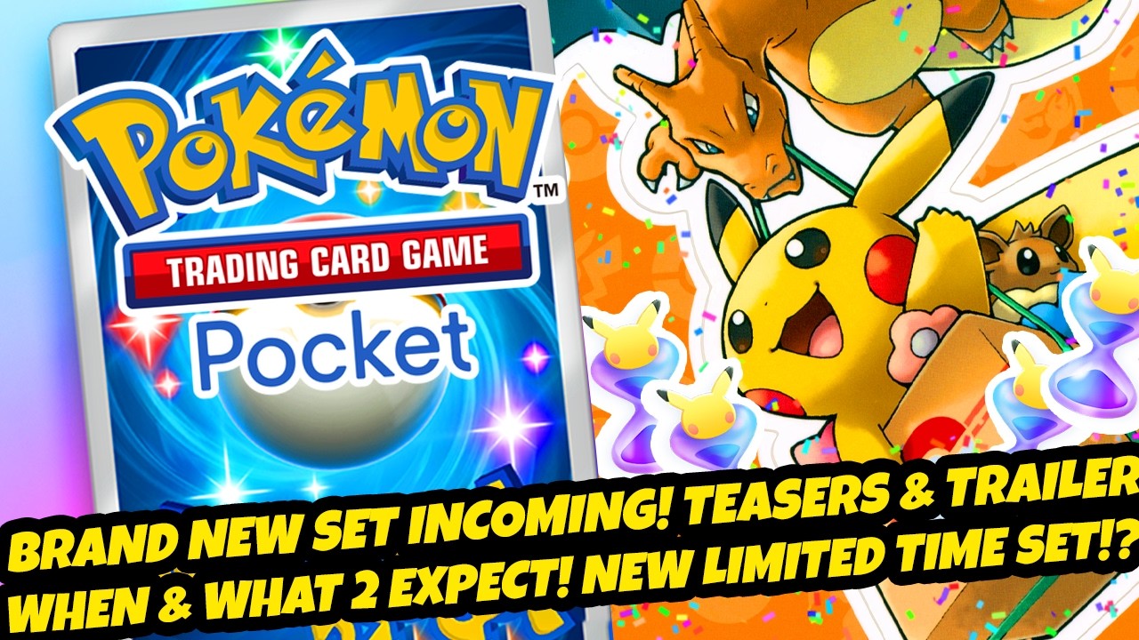*NEW SET INCOMING!* Teasers & Trailer When & What 2 Expect! New Limited Time Set? Pok&eacute;mon TCG Pocket