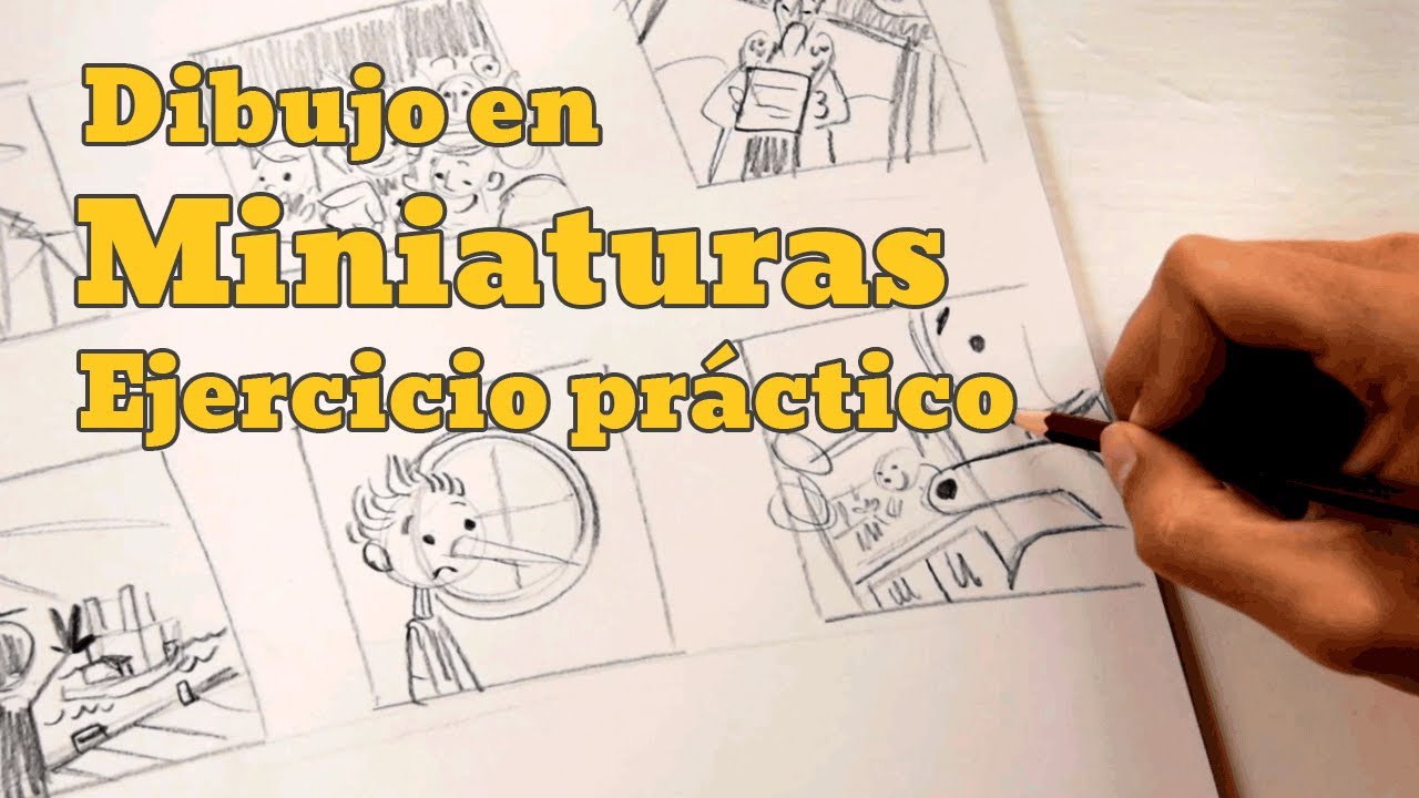 Dibujo en Miniatura: Capturando Momentos de Películas y Series- Ejercicio de dibujo