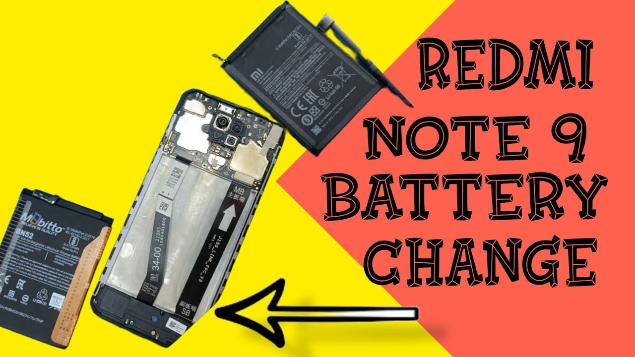 Redmi Note9 Battery Replacement | How to change Redmi Note9 Battery || Redmi battery change