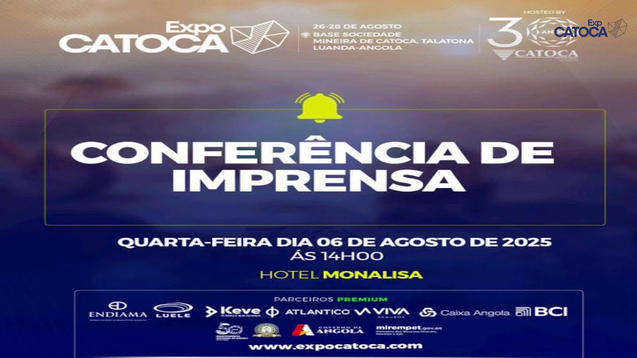 Conferência de Imprensa da Expo Catoca 30 Anos