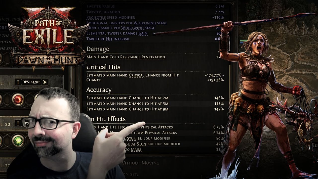 [PoE2 0.2] DEEP DIVE - Critical Strike Scaling with Accuracy on the Amazon