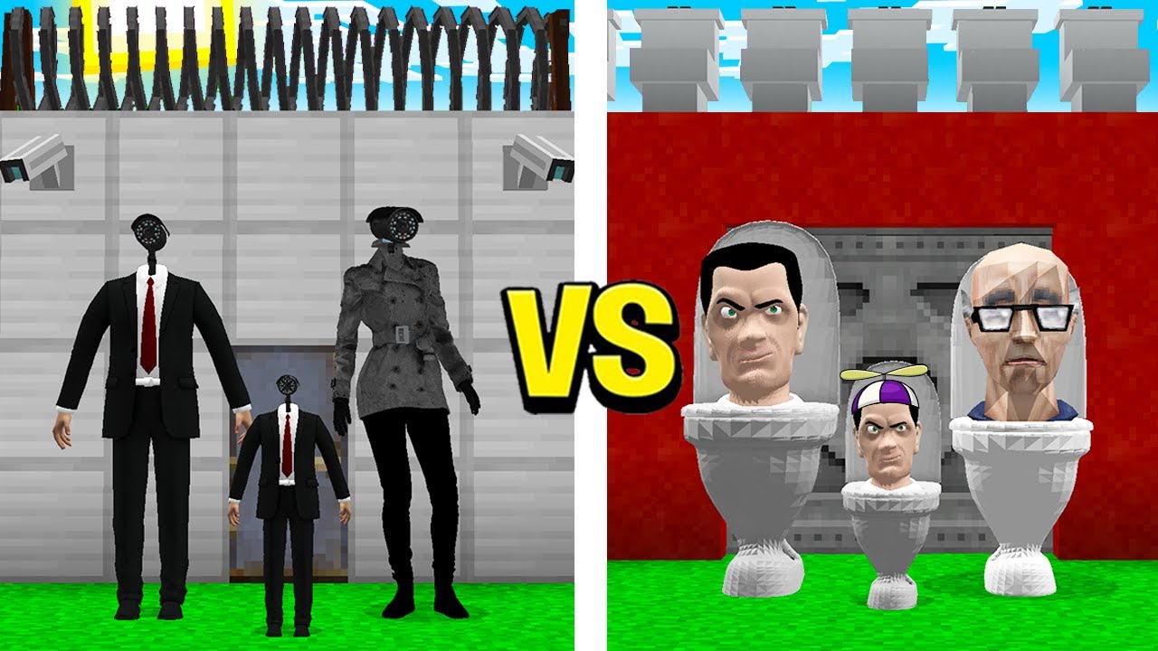 🇺🇦 РОДИНА КАМЕРАМЕНІВ ПРОТИ РОДИНА СКІБІДІ ТУАЛЕТІВ У МАЙНКРАФТ УКРАЇНСЬКОЮ! MINECRAFT