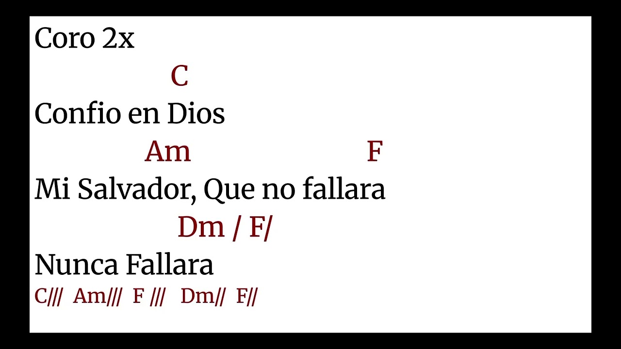 Confío En Dios | Video Oficial Con Letras | Elevation Español y Miel San Marcos Key of C