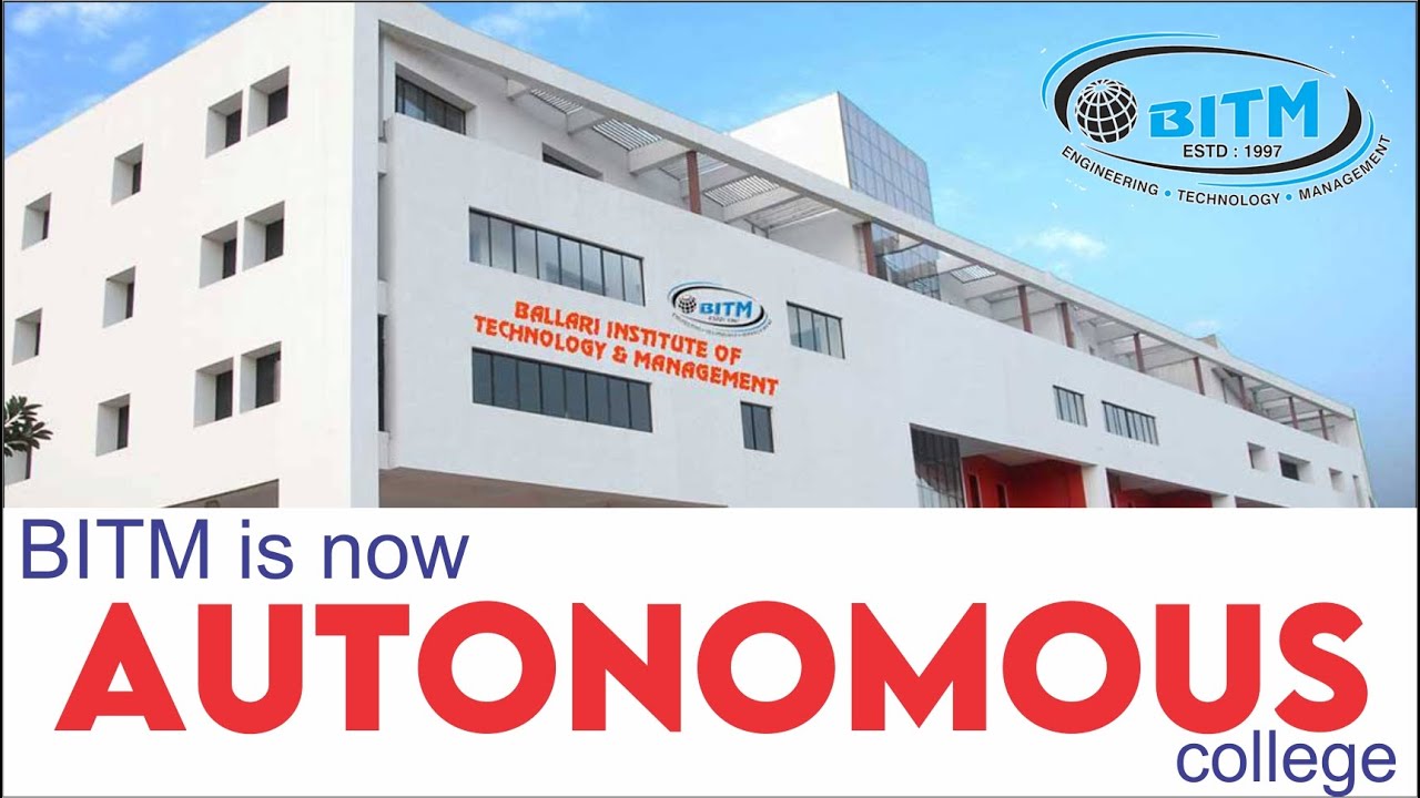 BITM College Granted Autonomous Status | Adds Feather To The Cap | Ballari | Bellary Belagayithu