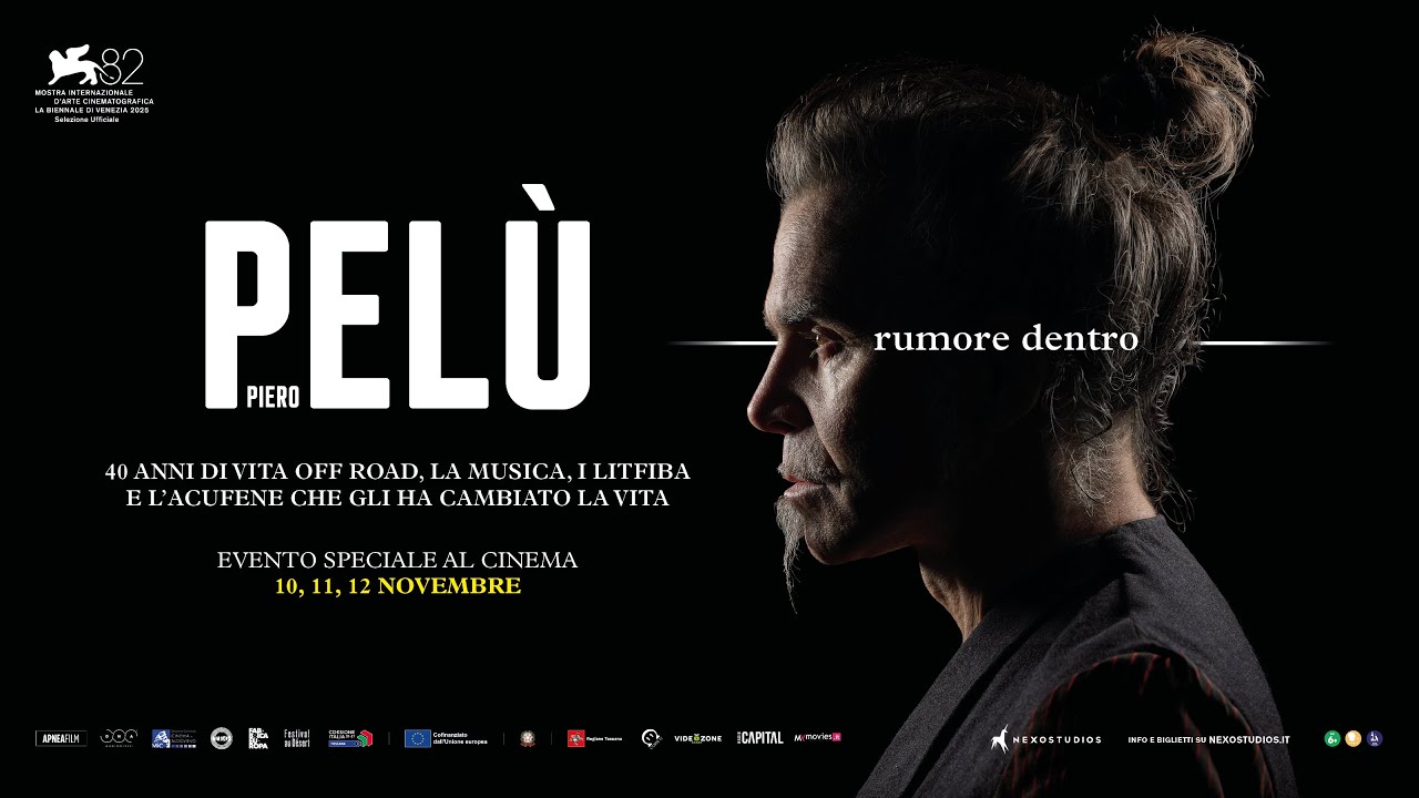 PIERO PELÙ. RUMORE DENTRO (Official Trailer) | al cinema solo 10, 11 e 12 novembre!