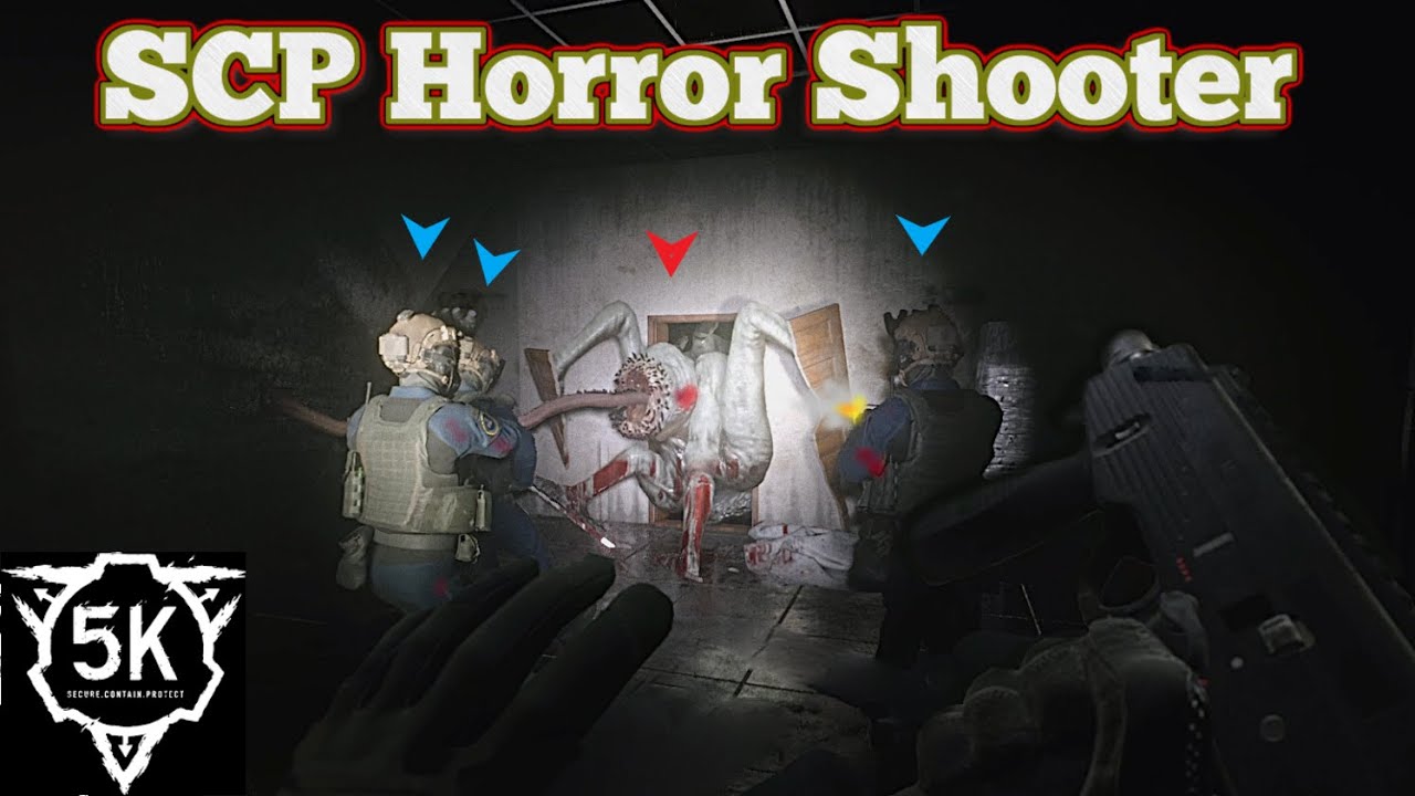 This Game Is SCP Horror Mixed With Tactical Shooter || SCP 5k Gameplay Footage