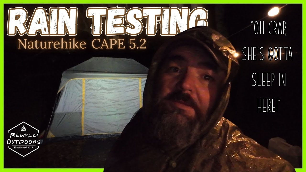 Палатка Naturehike Cape 5.2 | Тестирование на дождь 