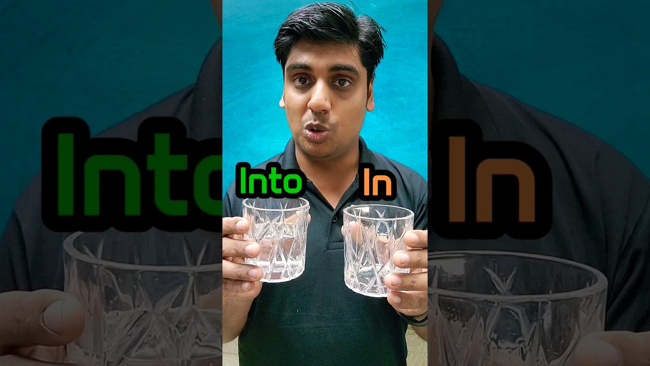 Preposition in into #englishpractice #basicenglishcourse #spokenenglish