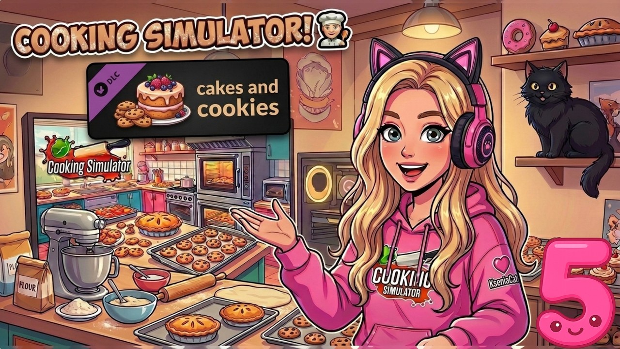 COOKING SIMULATOR CAKES AND COOKIES ➤ ОСТРАЯ ВЫПЕЧКА! НОВЫЕ РЕЦЕПТЫ! #5