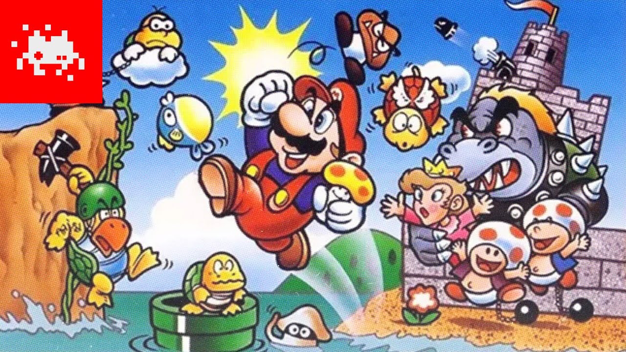 The ORIGIN STORY of SUPER MARIO BROS VIDEO GAME (1985) + GAME PLAY!