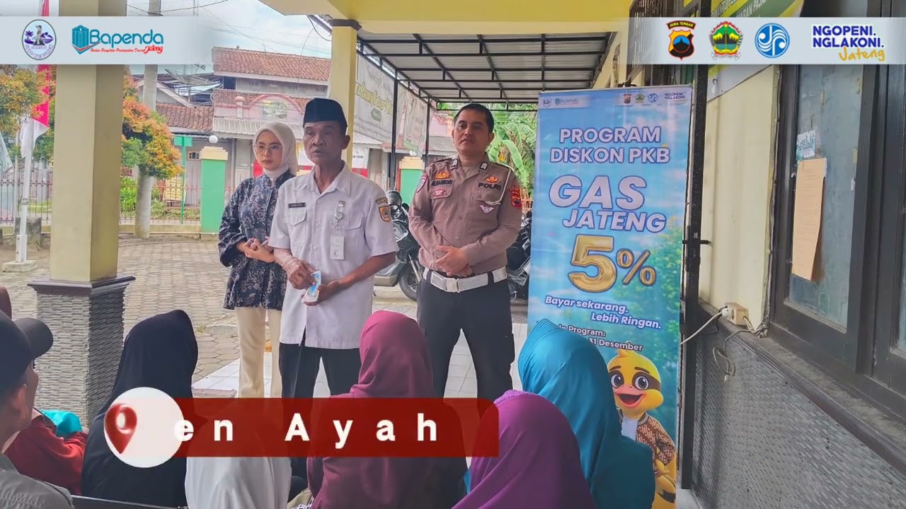 Situasi titik layanan Samsat Kebumen