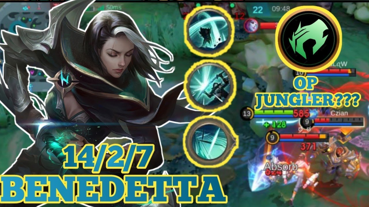 SLICING DASHING THE ENEMY WITH BENEDETTA | MLBB English Commentary