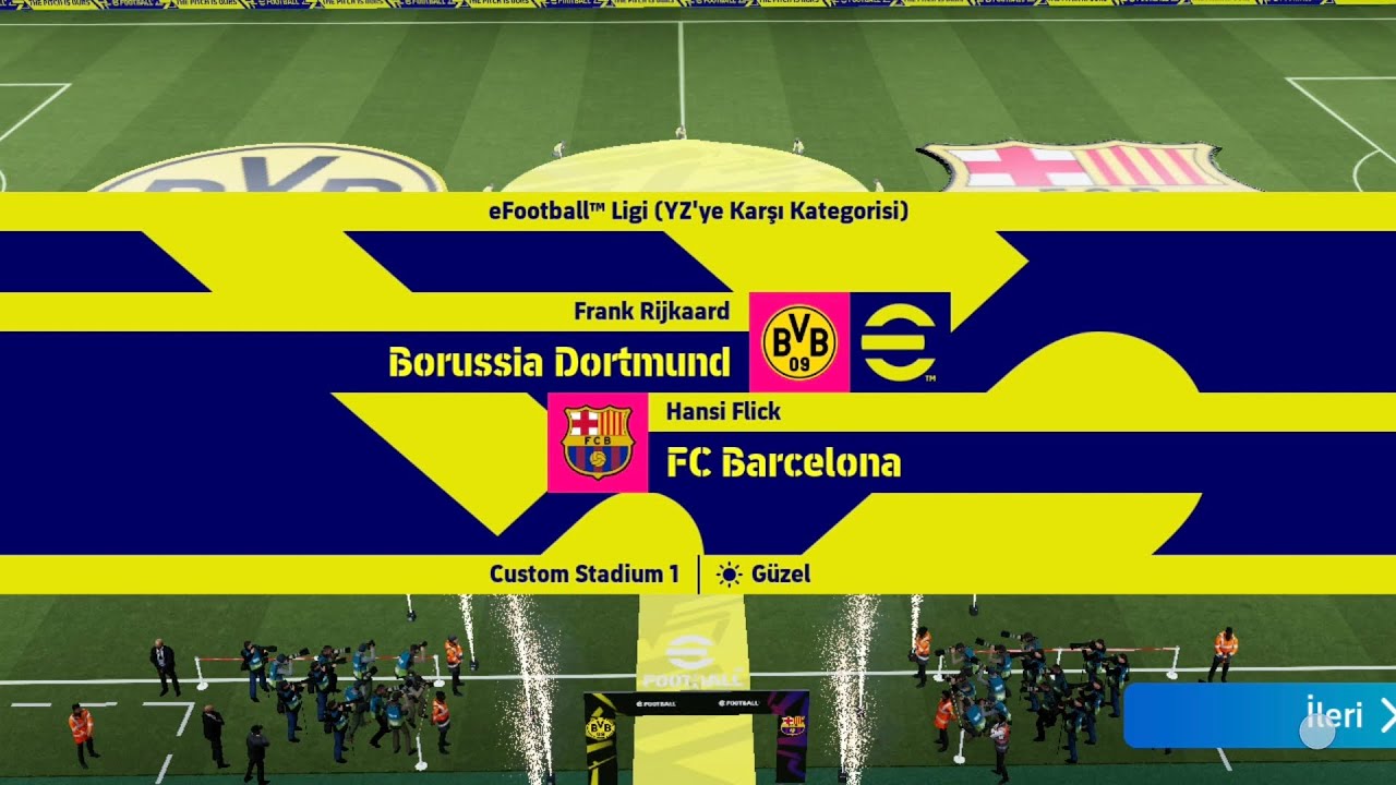 Barselona VS Borussiya dortmund 😱😱😱#barselona #efootball #barcelonafootball 