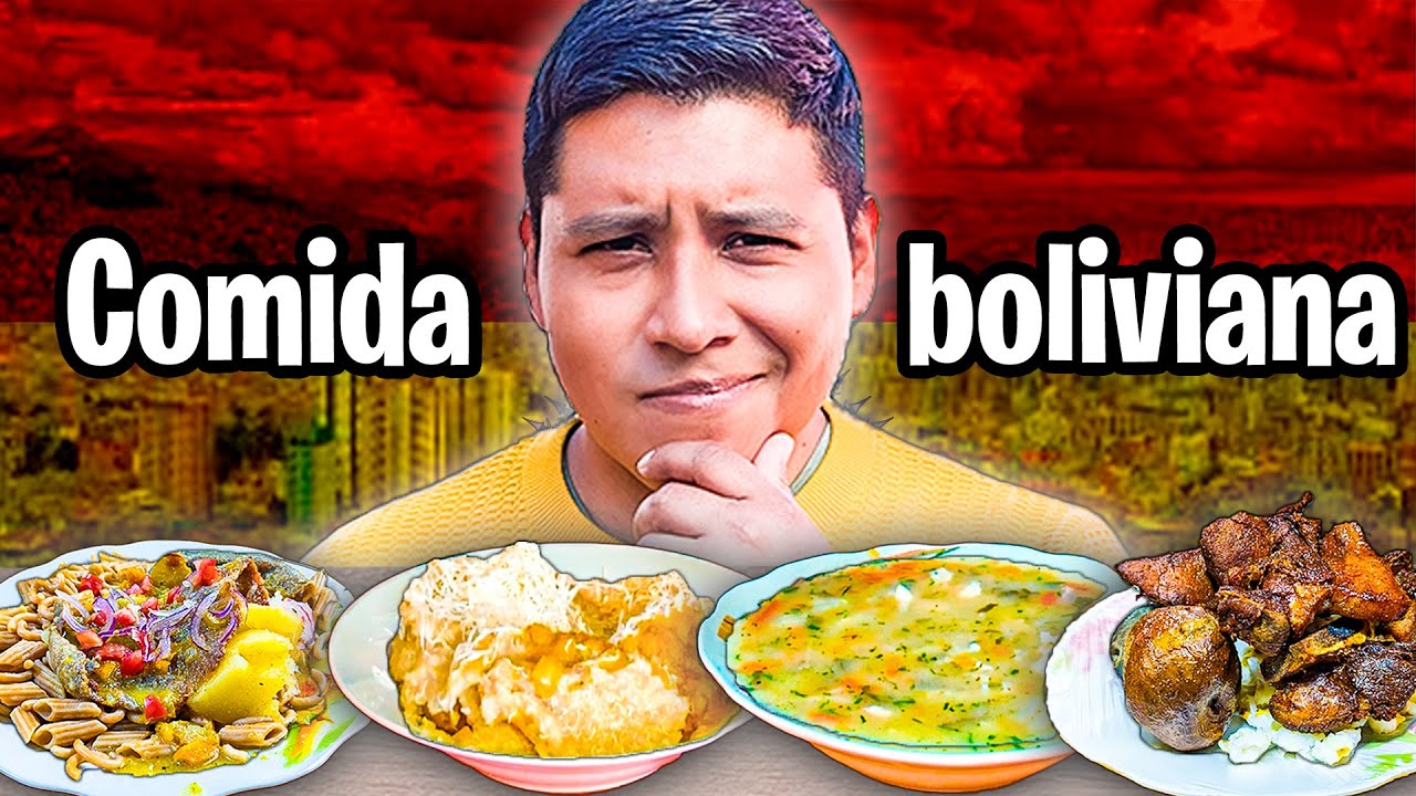Peruano Probando Comida Típica de Bolivia (Por primera vez)🤯🔥
