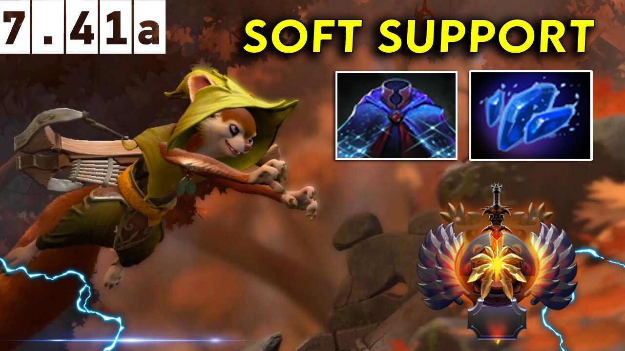 Hoodwink Immortal Soft Support - Dota 2 Patch 7.41a Pro Pub Gameplay