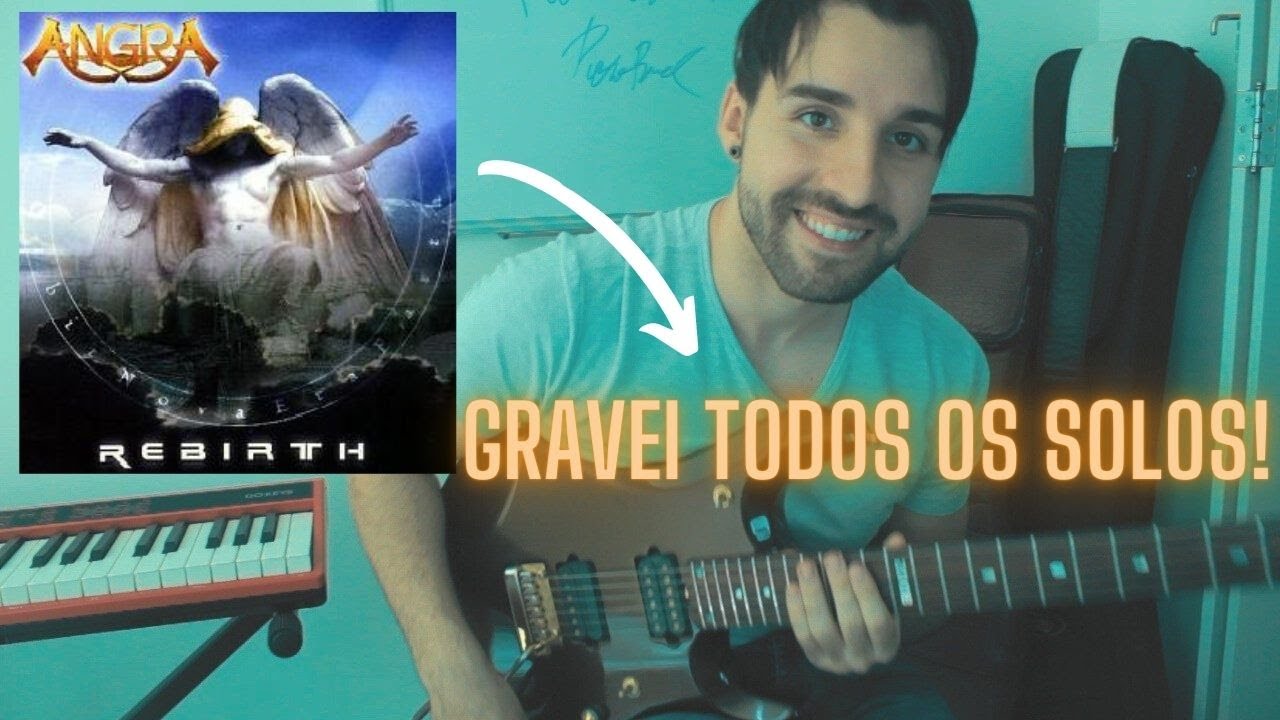 TODOS os Solos CD Rebirth Angra (Kiko Loureiro + Rafael Bittencourt) - Pietro Bernal Solo Cover