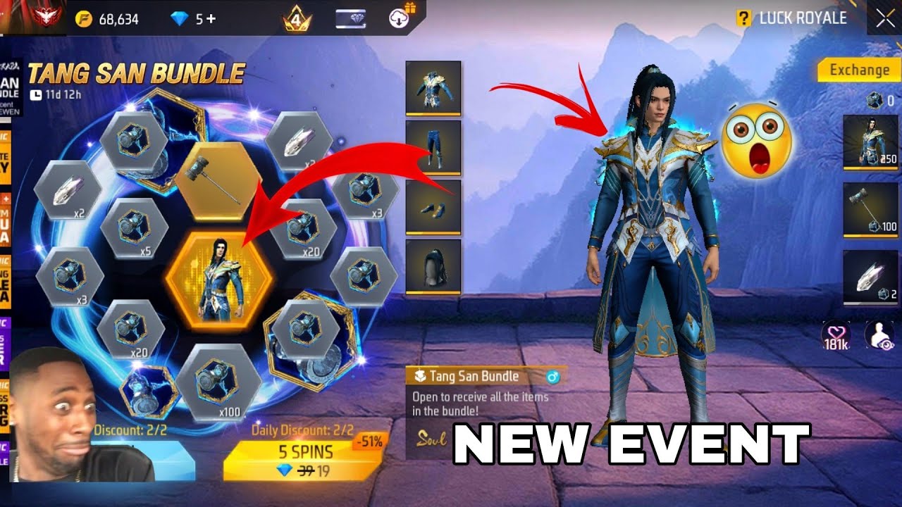 Ff indonesia sarver  new events and update 😱😍