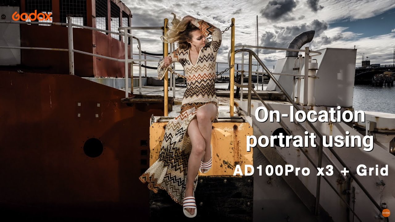 Godox: #AD100Pro On-location portrait by Ky Luu with three lights kit