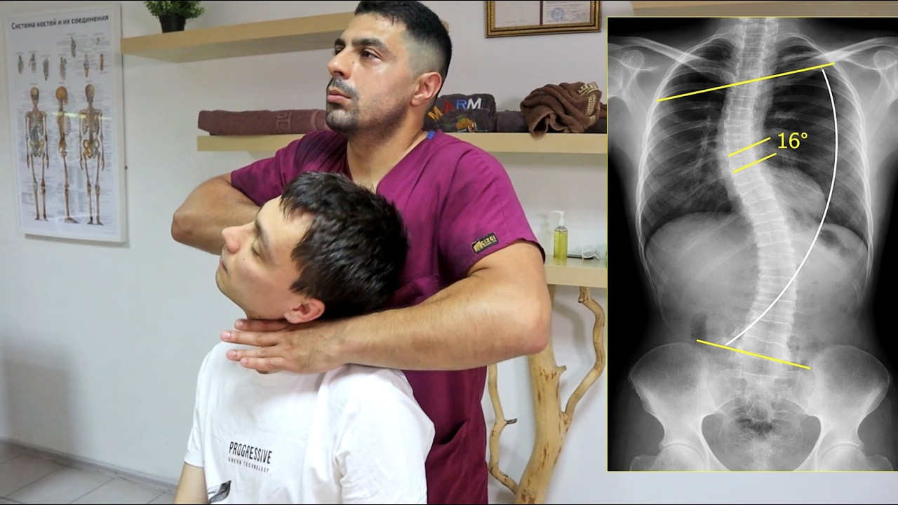 Fixing my back again | ASMR Powerful chiropractic adjustments and healing massage by Spartak