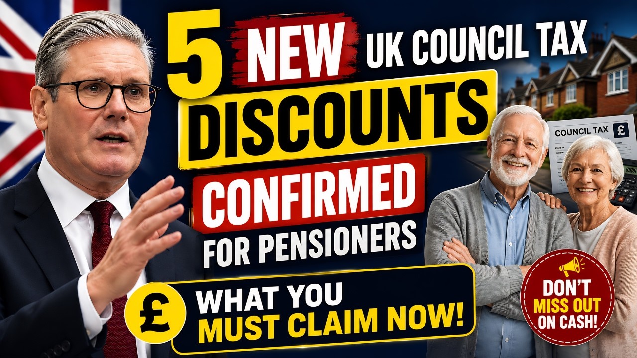 💥 5 NEW UK COUNCIL TAX DISCOUNTS CONFIRMED FOR PENSIONERS &mdash; What You Must Claim Now