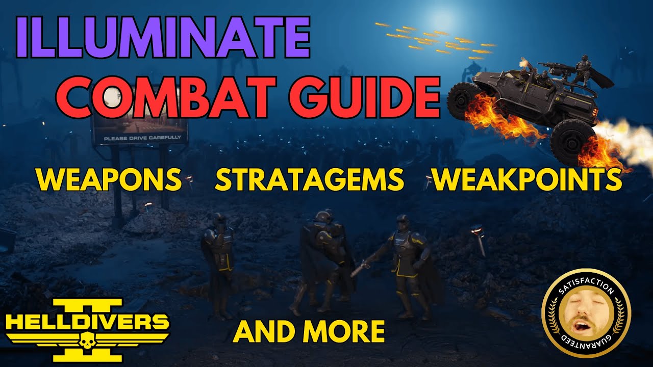 ILLUMINATE COMBAT GUIDE BEST WEAPONS AND TACTICS | Weakpoints | Tactics | Helldivers 2
