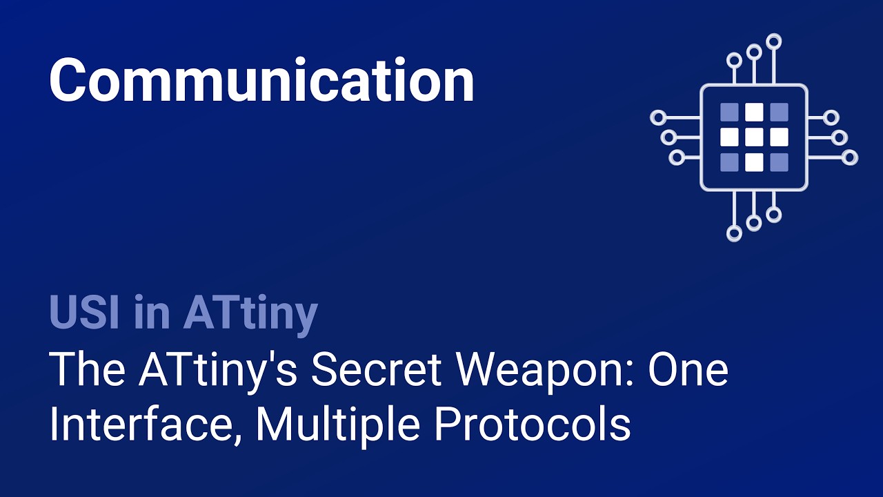 USI: Универсальный последовательный интерфейс в ATtiny