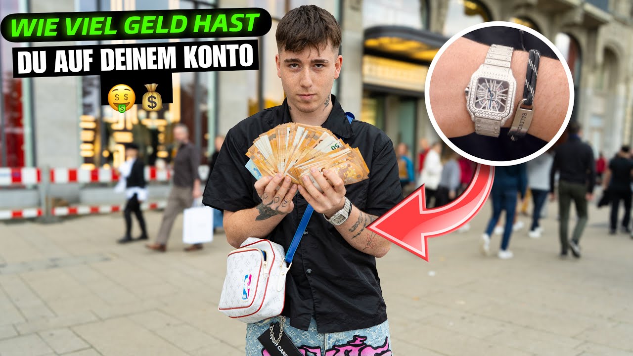 20 JÄHRIGER HOLT BATZEN AUS TASCHE RAUS😱💰 | WIE VIEL GELD hast du auf dem KONTO ? 💸🔥 | MAHAN