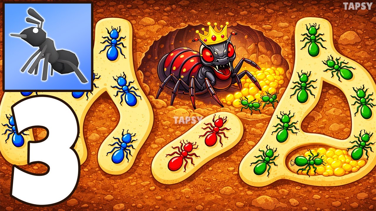 🐜Empire of Ants Idle Game Gameplay Walkthrough Part 3 – Advanced Colony Management (Android,iOS)