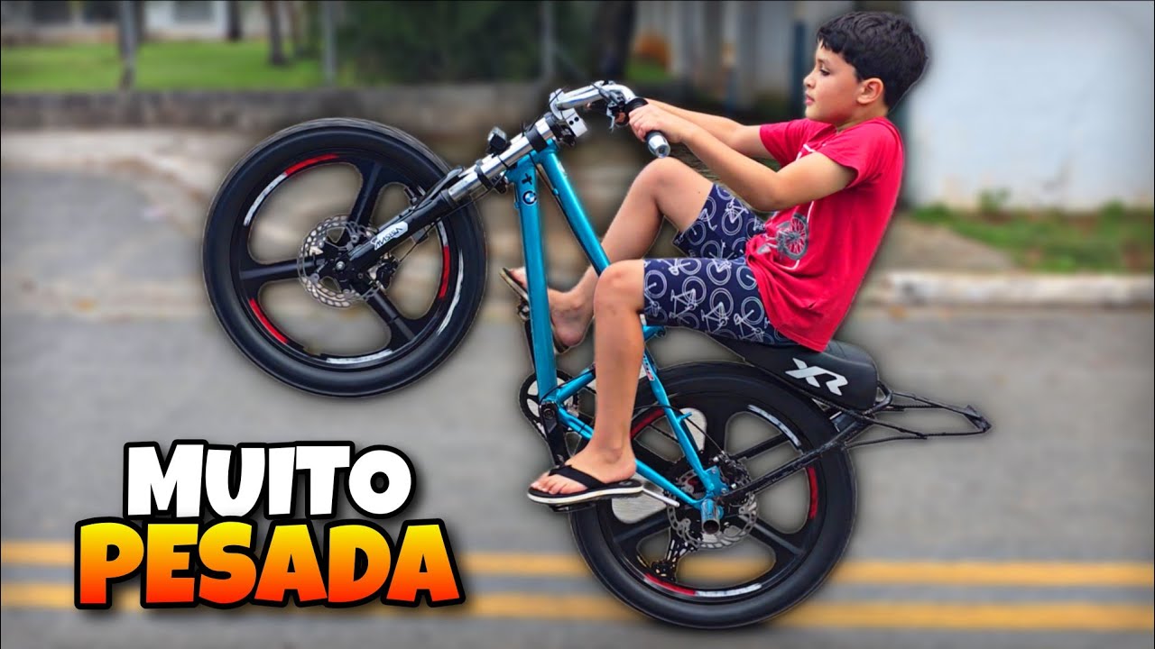 MEU IRMÃO MANDOU GRAU NA MINHA BIKE MONTADINHA ARO 24