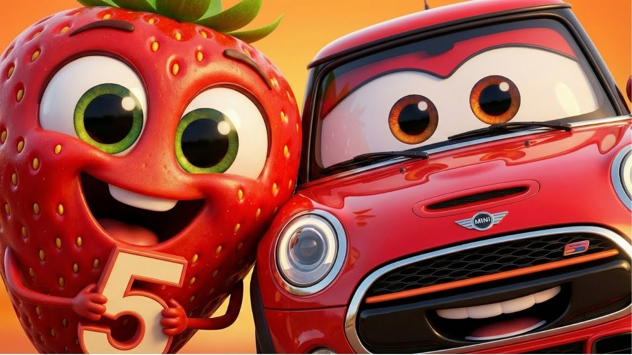 Hapır Hupur Meyve Şarkısı 🍎 1'den 10'a Sayıları Öğreniyorum | Eğlenceli Bebek Şarkısı