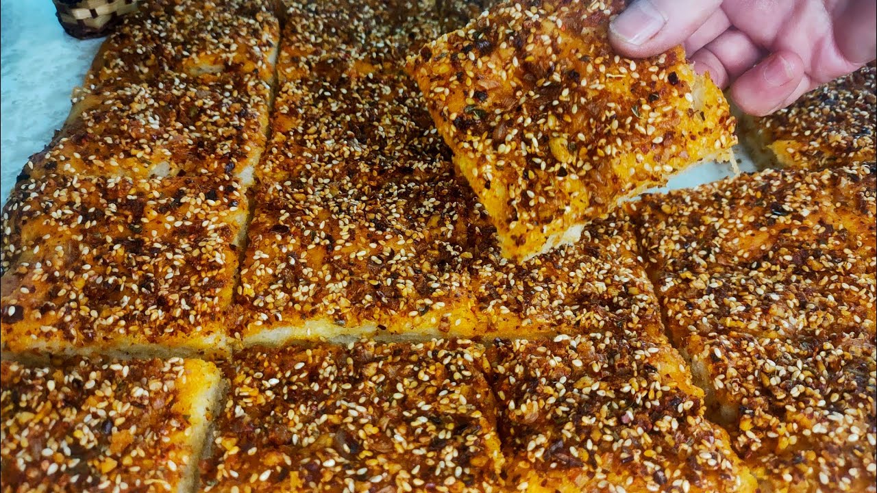 Parmak Yedirten BİBERLİ EKMEK👌#biberliekmek